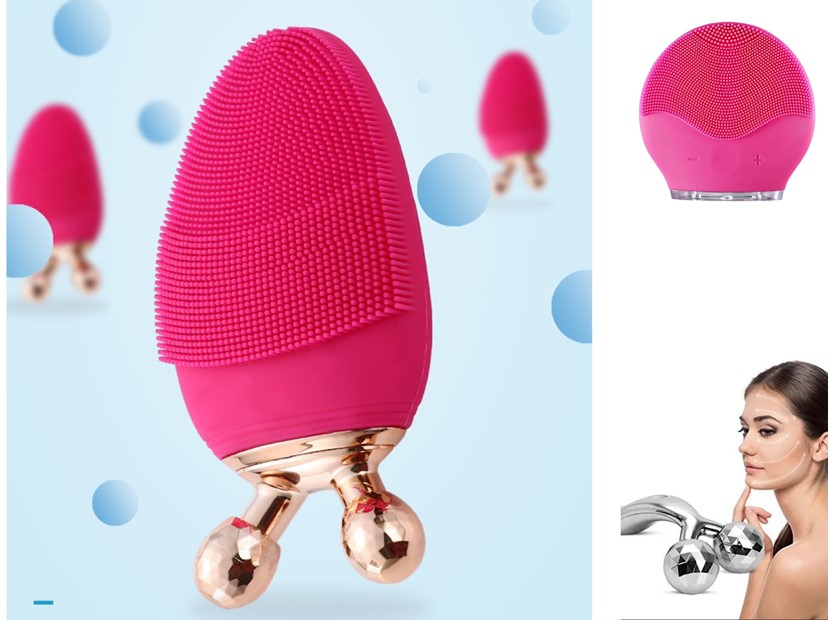Multifunctional Silicone Facial Cleansing Massager